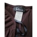 Taboo Vintage Y2K Brown Fairycore Ruffle Hem Hi-Low Asymmetrical Halter Dress L
