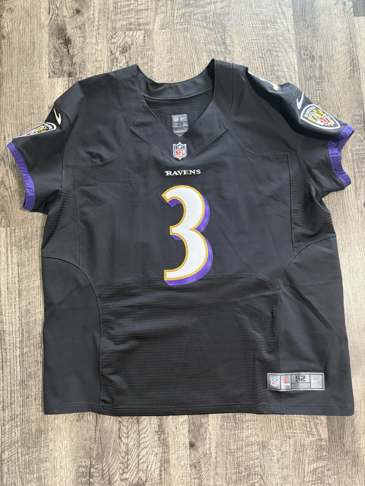 Odell Beckham Jr Baltimore Ravens Nike Elite Jersey Men’s Size 52
