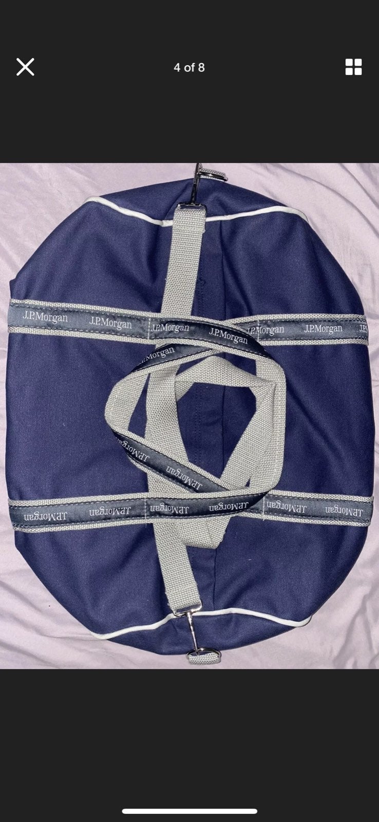 JP Morgan Chase Duffel Banker Bag JPM