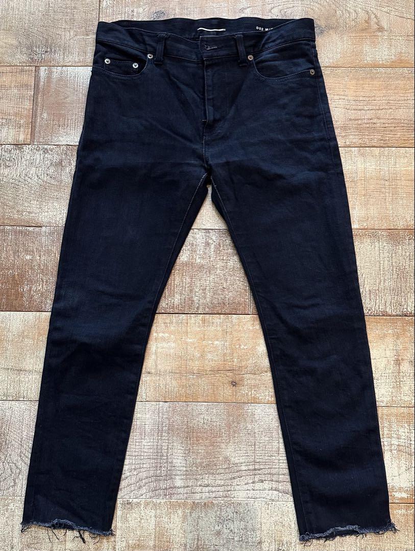 SAINT LAURENT Stretch Skinny Black Denim for Men