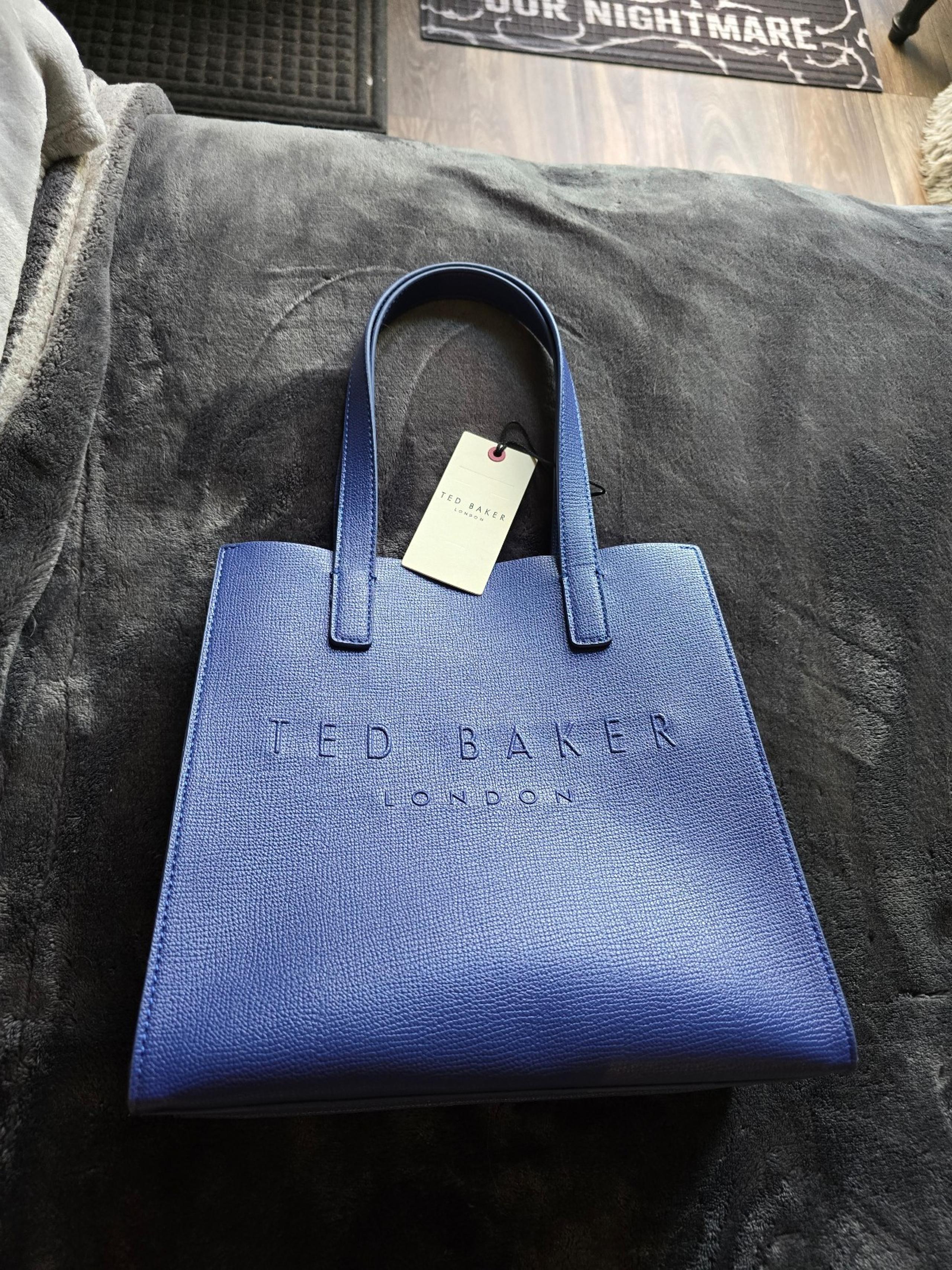 Ted baker royal blue tote bag