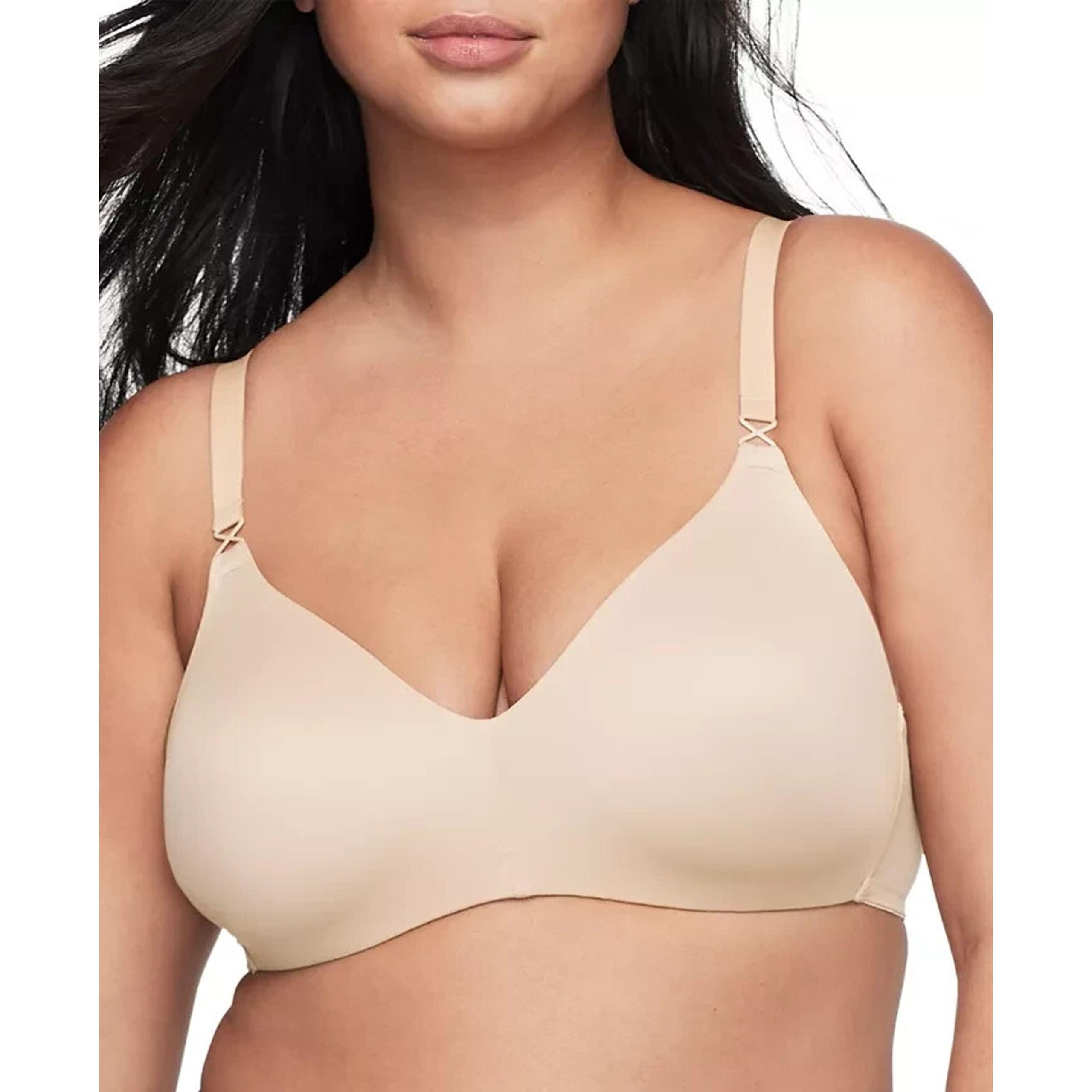 Warner's 04001WA Size 36A Elements of Bliss Wireless T-Shirt Bra Beige