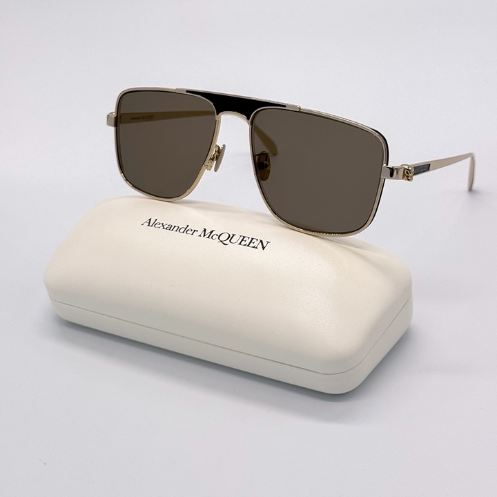NEW AM0200S 002 ALEXANDER MCQUEEN SUNGLASSES AM0200S 002
