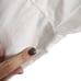 VETTA Top Womens Small White Convertible Shirt Dress Capsule Wardrobe Button