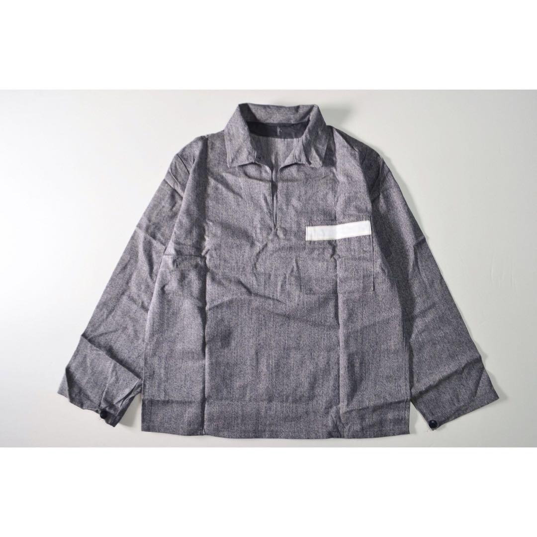【正規品】 Navy Russian 60s~ Gray Smock Chambray トップス