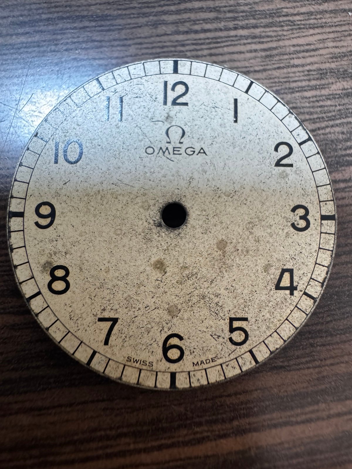 Vintage watch dial