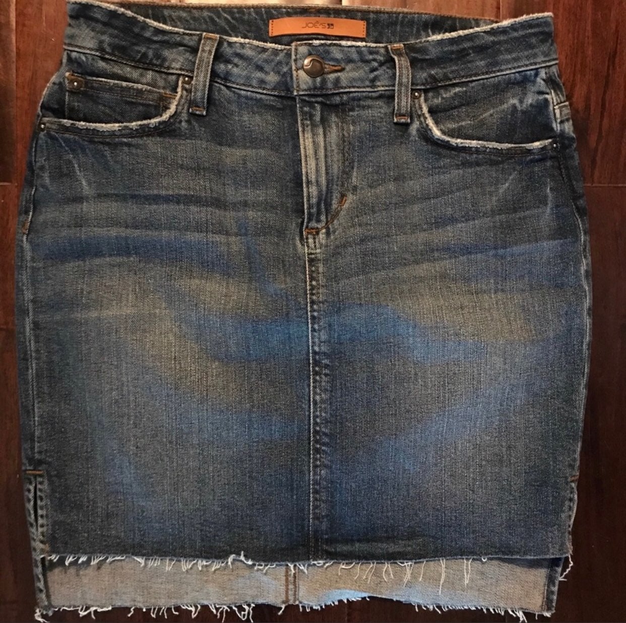Denim Skirt- Joe's Jeans - Saw Step-Hem