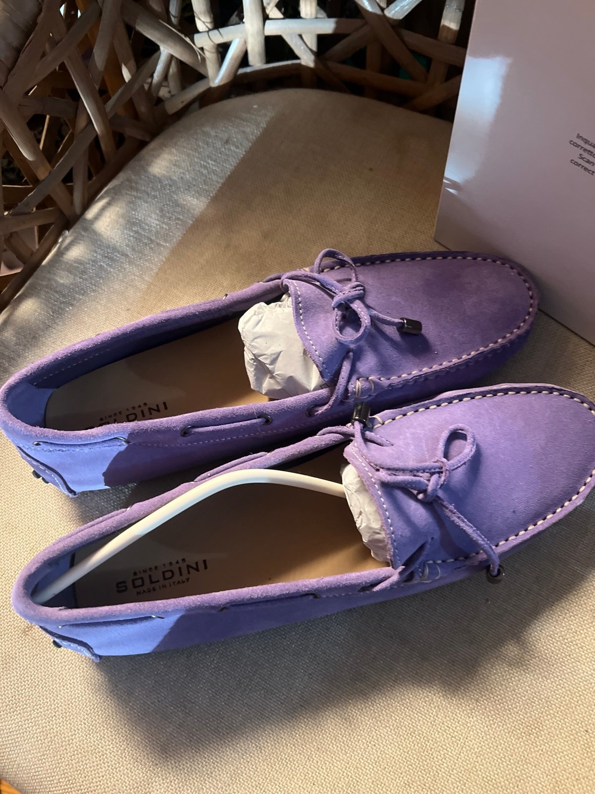 New Soldini Alce Glicine Women’s Leather Shoes 41 Unique