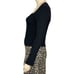 REFORMATION Glenna Ribbed Cashmere Sweater, Black, 2X