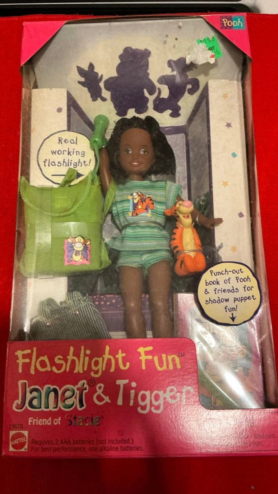 Flashlight Fun Janet Tigger Barbie Doll