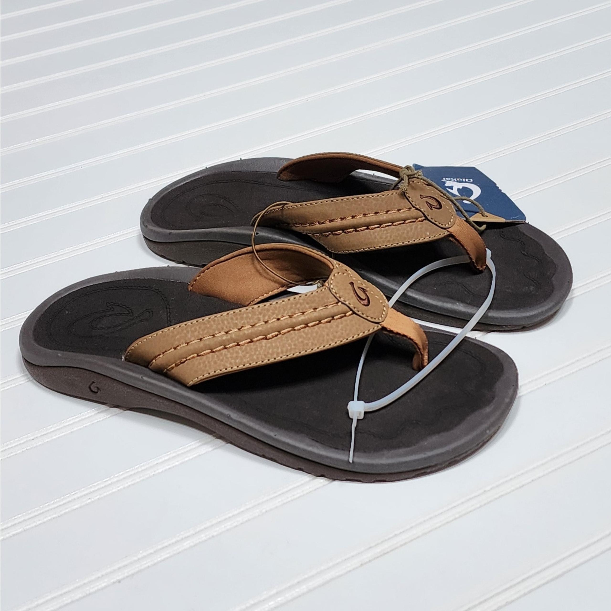 NWT Olukai Hokua Men's Beach Flip Flop Sandals