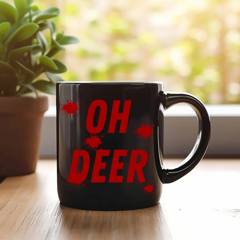 Alastor Hazbin Hotel Coffee Mug, The Radio Demon, Hazbin Hotel Inspired, Oh Deer