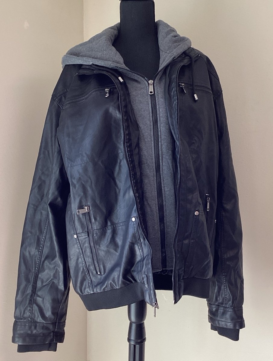 Men's Black Pea Coat