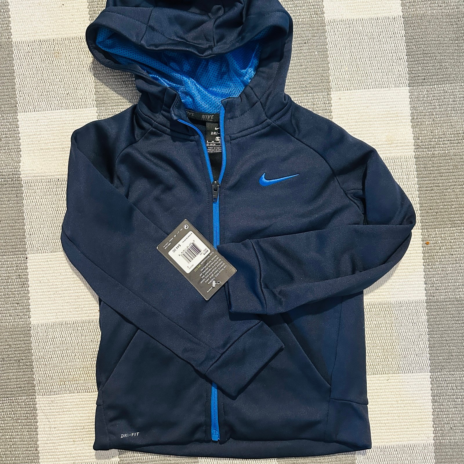 NEW Nike jacket for kids children boys girls, size 6, Blue