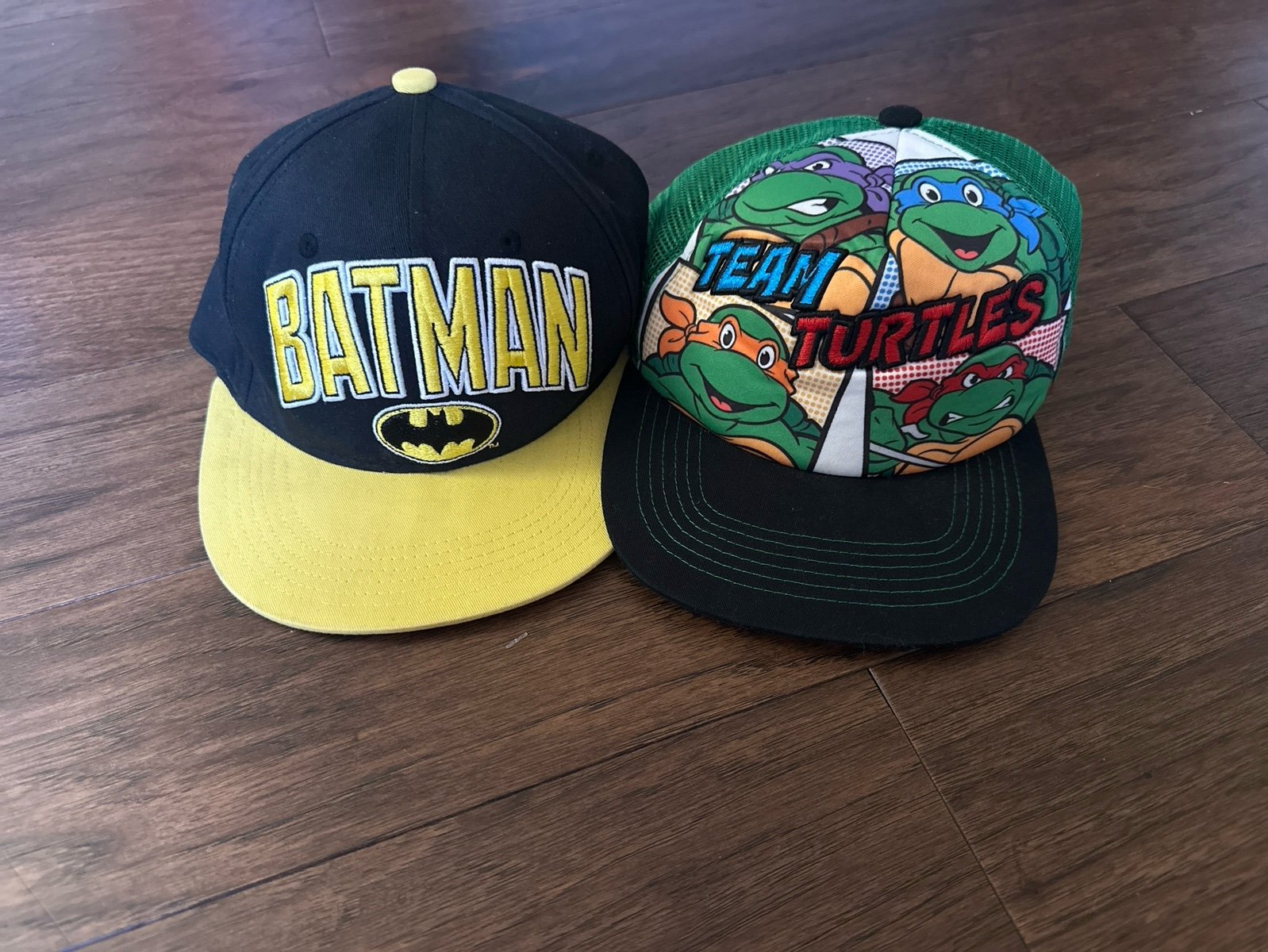 Batman and TMNT Snapbacks