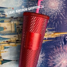 2024 Walt Disney World Starbucks Mickey Valentine’s Day Heart Red Pink Tumbler