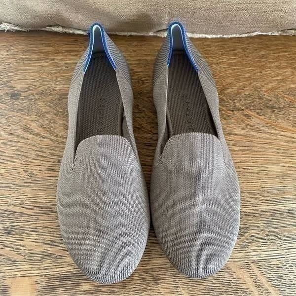 Rothy's The Loafer Women's Size 8 US Mocha Round Toe Slip On Flat Shoes. NWOT!