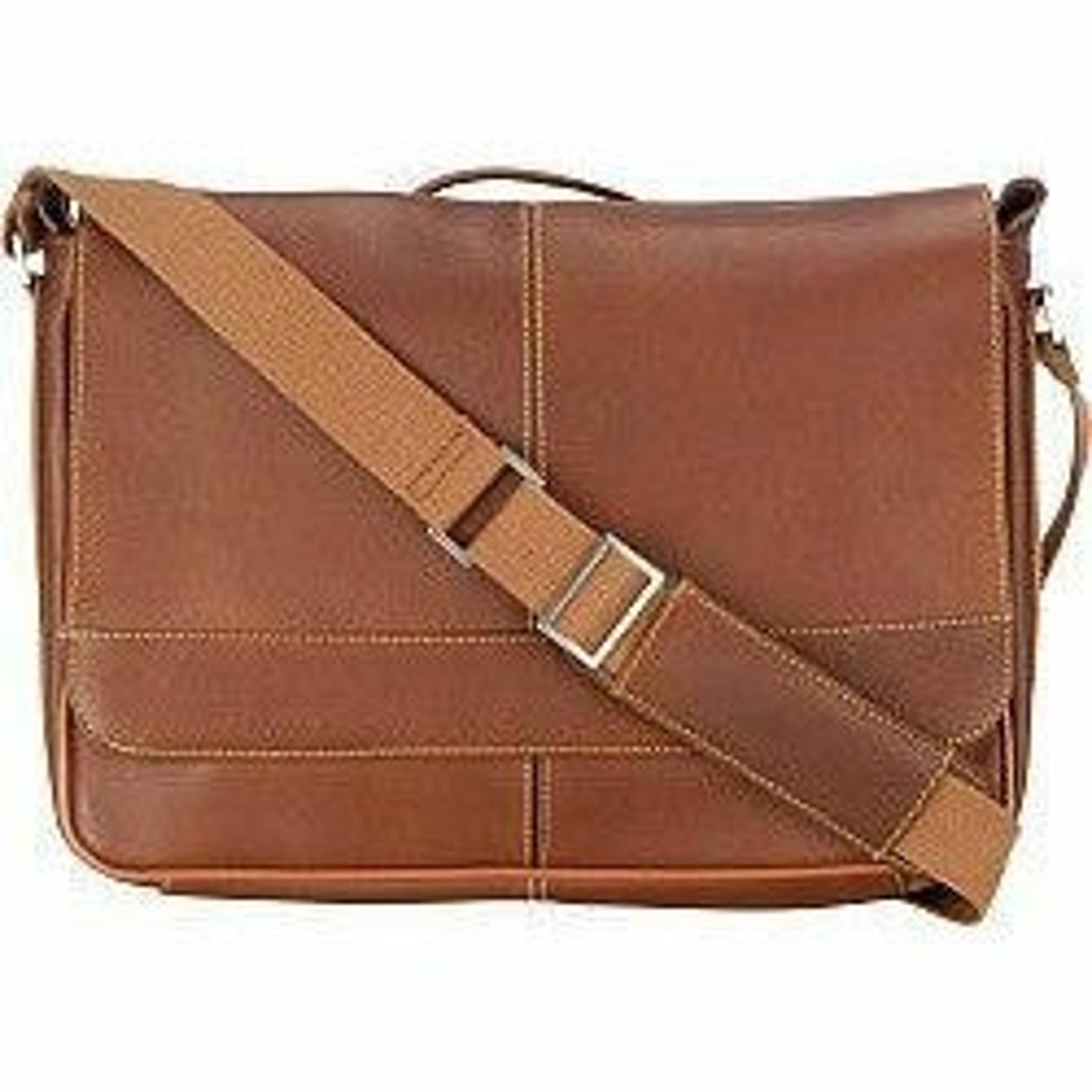Wilsons Leather Brown Vacqueta Briefcase