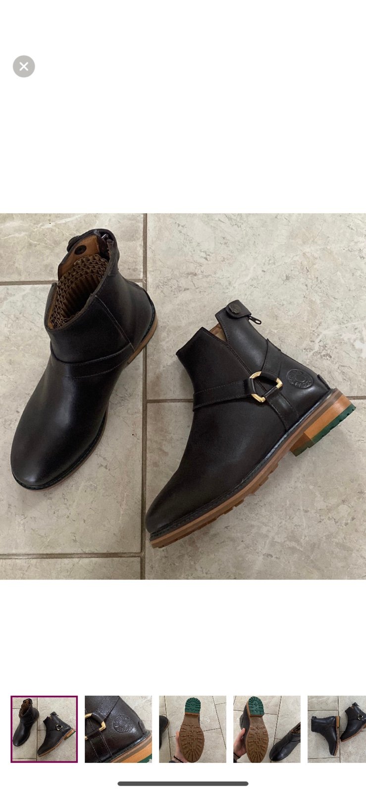 Dover Saddle Huntsville Brown Ankle Boot NWT