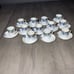 24 LOVELY Antique 1920s Japanese Lustre Demitasse Cups Saucers JAPAN Luster 16pc