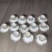 24 LOVELY Antique 1920s Japanese Lustre Demitasse Cups Saucers JAPAN Luster 16pc