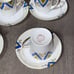 24 LOVELY Antique 1920s Japanese Lustre Demitasse Cups Saucers JAPAN Luster 16pc