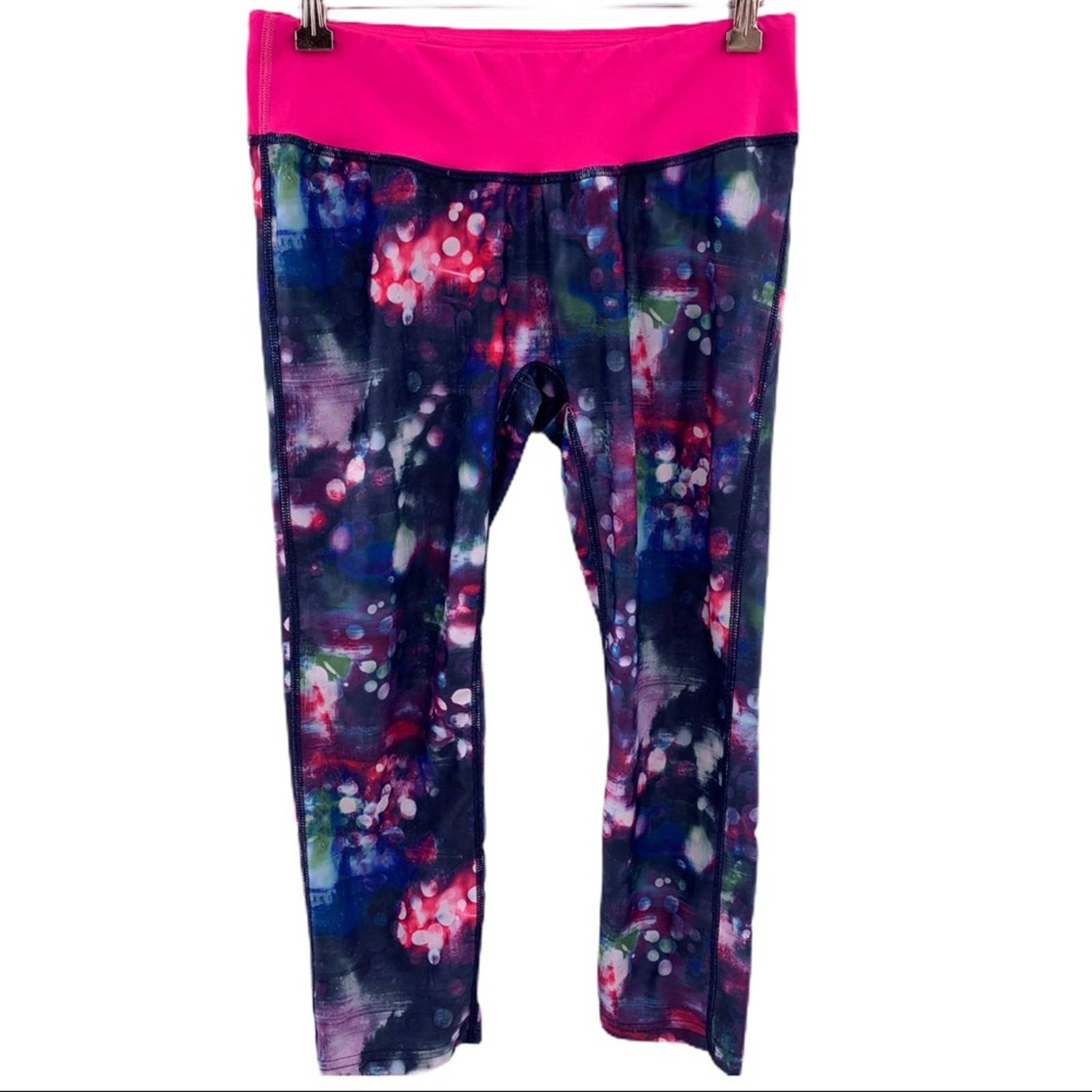 Prismsport abstract print capri legging