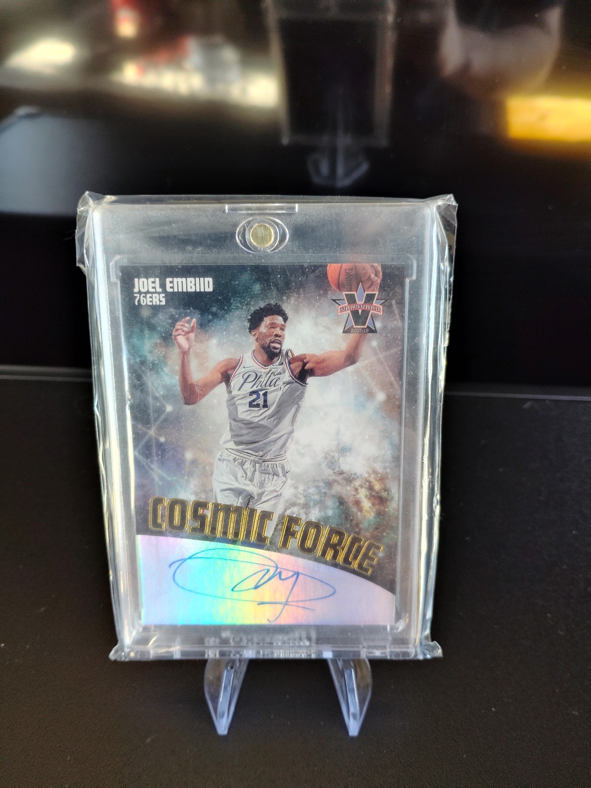 Joel Embiid autograph trading card