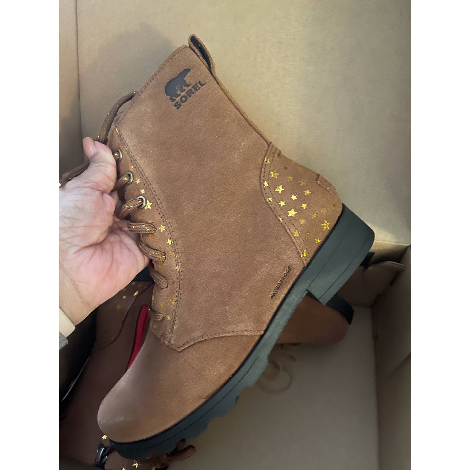 SOREL YOUTH EMELI SHORT LACE store BOOT