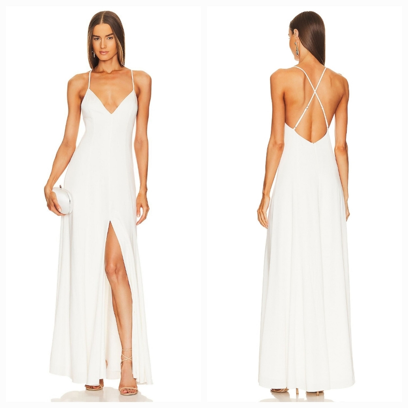 Lovers and Friends Bermuda Dress in Blanc White Small