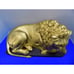 NEW Majestic Lion King Statue Figurine Wild Animal Gold Cat Leo