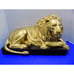 NEW Majestic Lion King Statue Figurine Wild Animal Gold Cat Leo