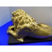 NEW Majestic Lion King Statue Figurine Wild Animal Gold Cat Leo