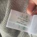 J Crew Merino Wool Ruffleneck Sweater XL Silver Metallic Mock Turtleneck