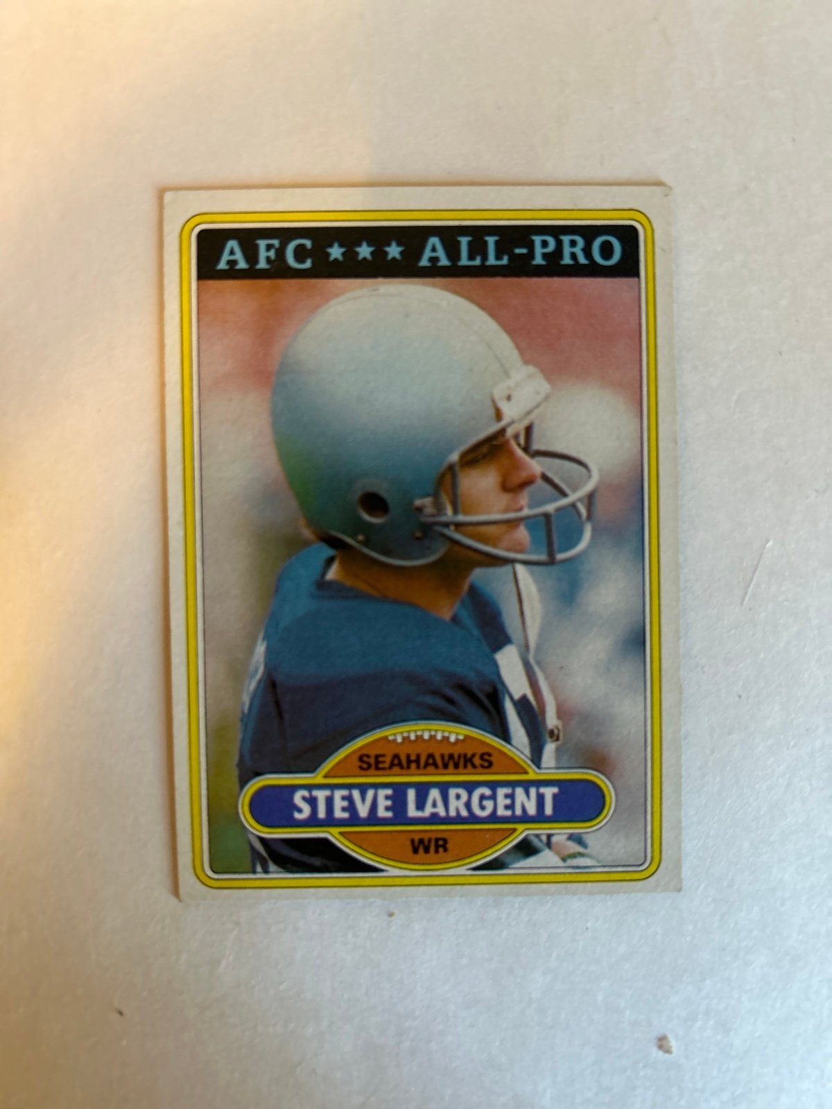 1980 Topps #450 AFC ALL PRO STEVE LARGENT NEAR MINT