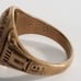 10K Men's High School Class Ring with Black Stone dated 1945 - Balfour
