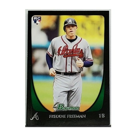 FREDDIE FREEMAN 2011 BOWMAN #205 ATLANTA BRAVES MVP WORLD SERIES CHAMP!