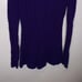 Vintage Ralph Lauren royal purple sweater dress mock neck stretchy angora wool M