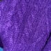 Vintage Ralph Lauren royal purple sweater dress mock neck stretchy angora wool M