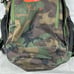Nike Air Camouflage Camo orange Zip Pockets Adjustable Shoulder Straps Backpack