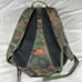 Nike Air Camouflage Camo orange Zip Pockets Adjustable Shoulder Straps Backpack