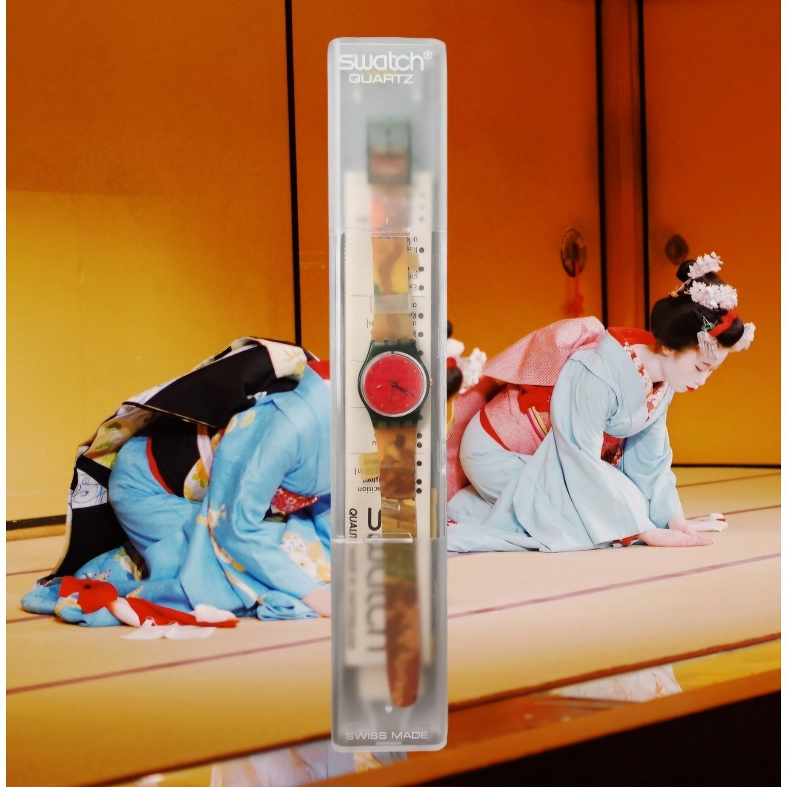 Vintage Swatch LADY Watch GEISHA LG109 NON WORKING DISPLAY PIECE