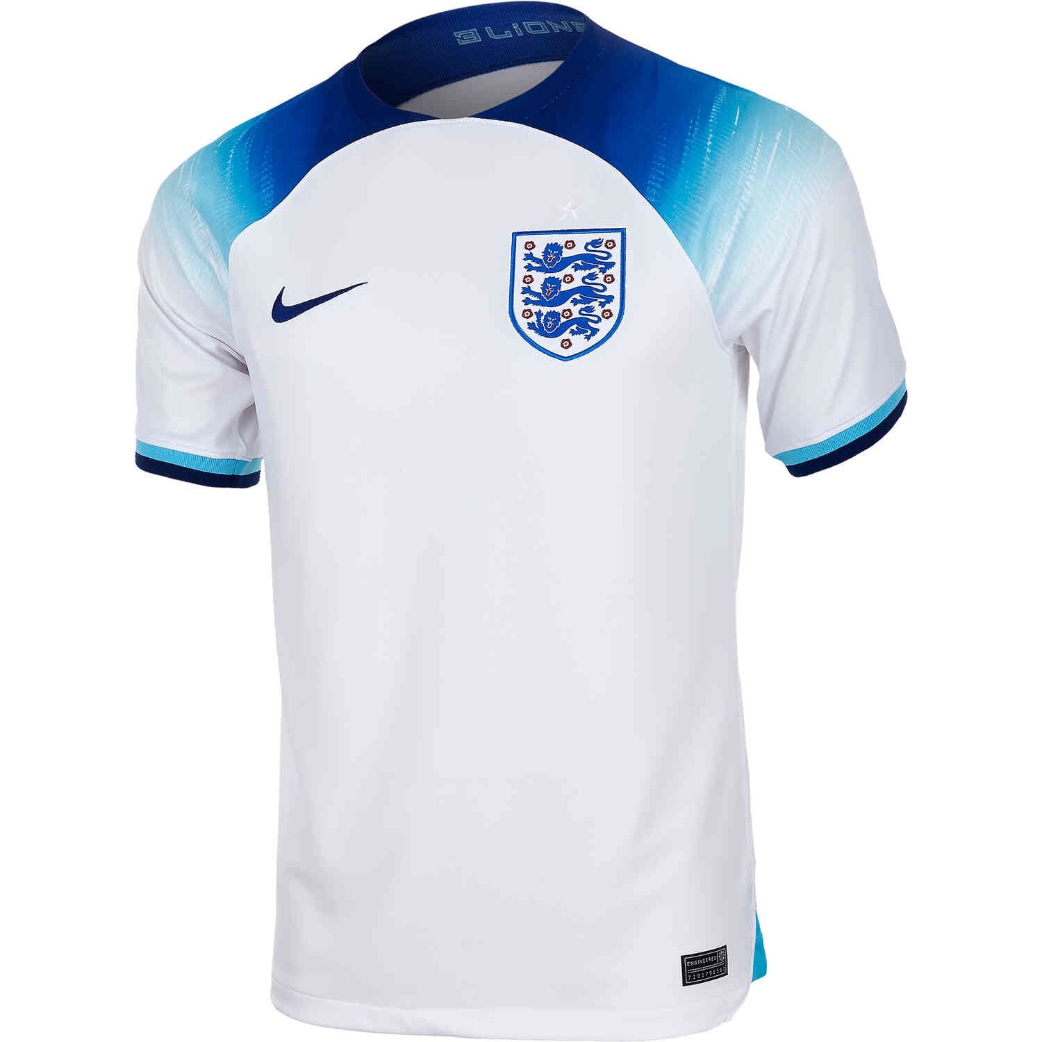 Nike England 2022/23 Home Soccer Jersey Shirt