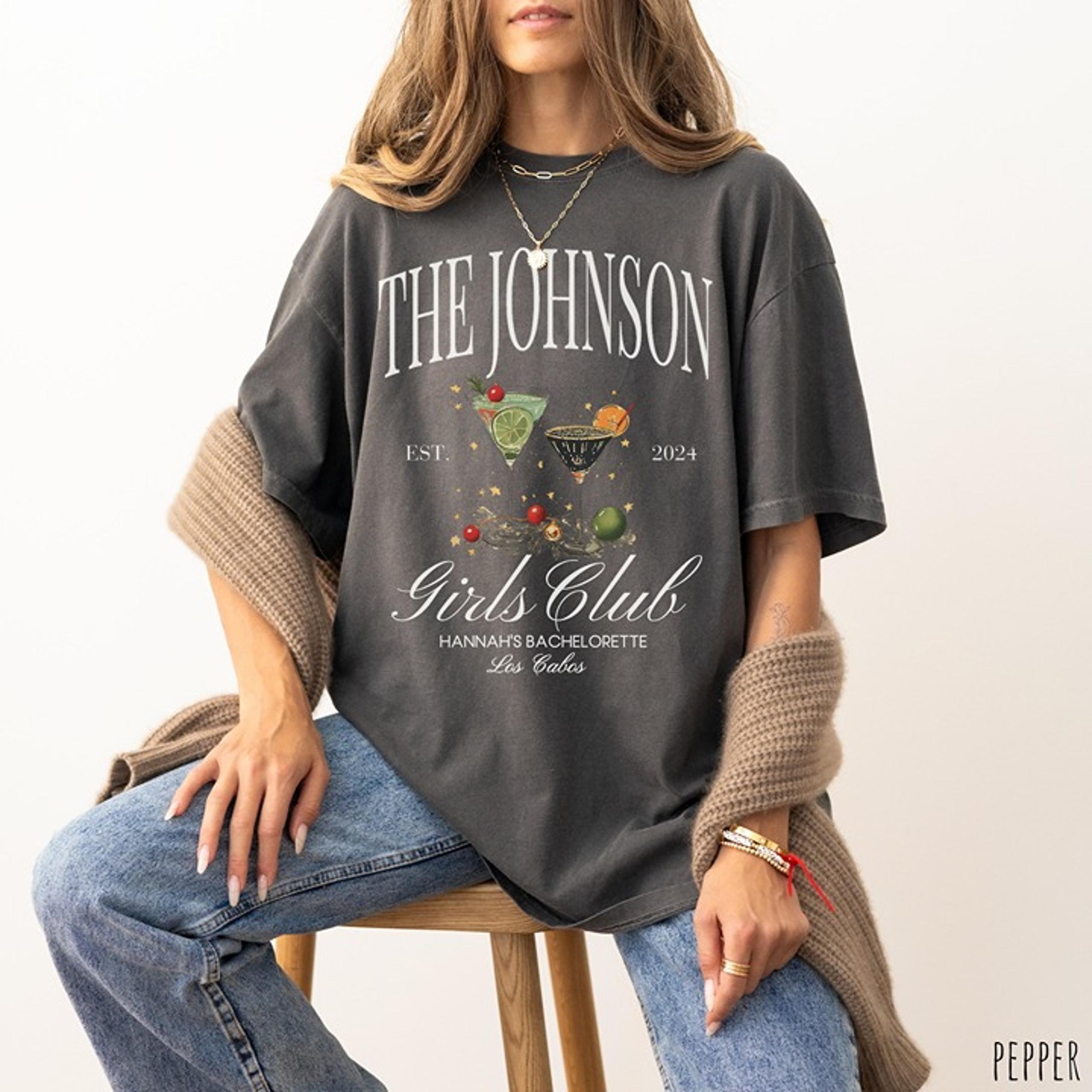 Bachelorette Colors, Charleston Bachelorette Shirts, Custom Name Tee, Cocktail g