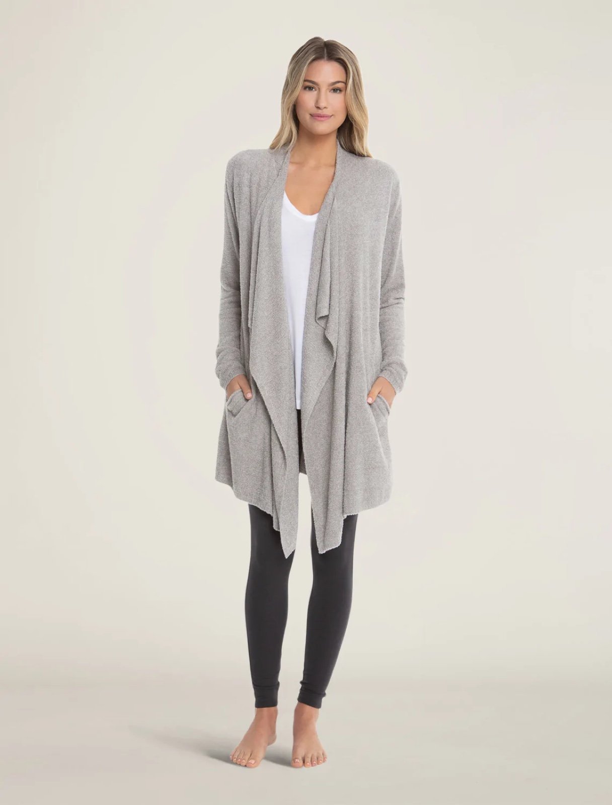 Barefoot dreams cozy lite island wrap cardigan