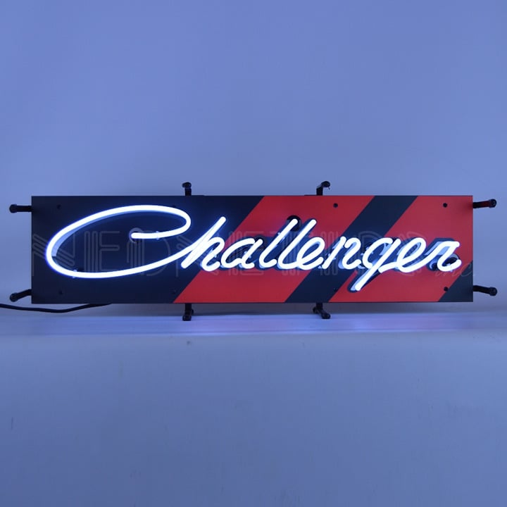 Dodge Challenger Junior Car Sale Garage Banner Neon Light Sign 28 by 9 5SMCLG