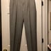 polo Ralph Lauren men's gray 100%wool pleated dress pants with cuffs size: 34/31