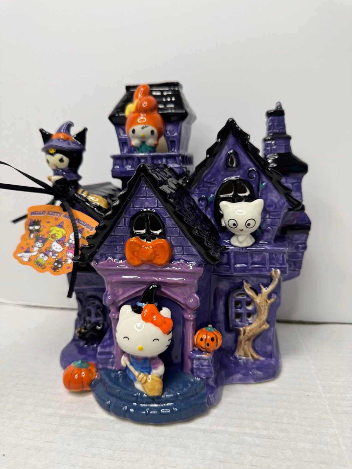 Hello Kitty and Friends Halloween Haunted House Ceramic TeaLight Holder