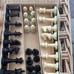 Vintage Drueke's Chessmen Weighted Plastic Complete Set #23 No Chess Board