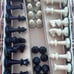 Vintage Drueke's Chessmen Weighted Plastic Complete Set #23 No Chess Board